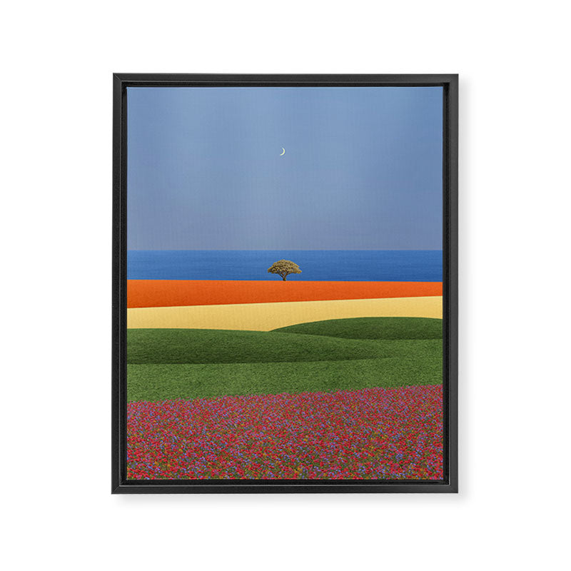Fleur Framed Canvas Print