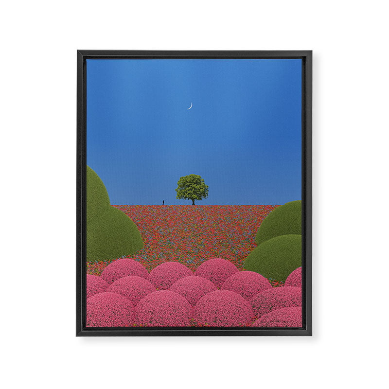 Flower Power Framed Canvas Print