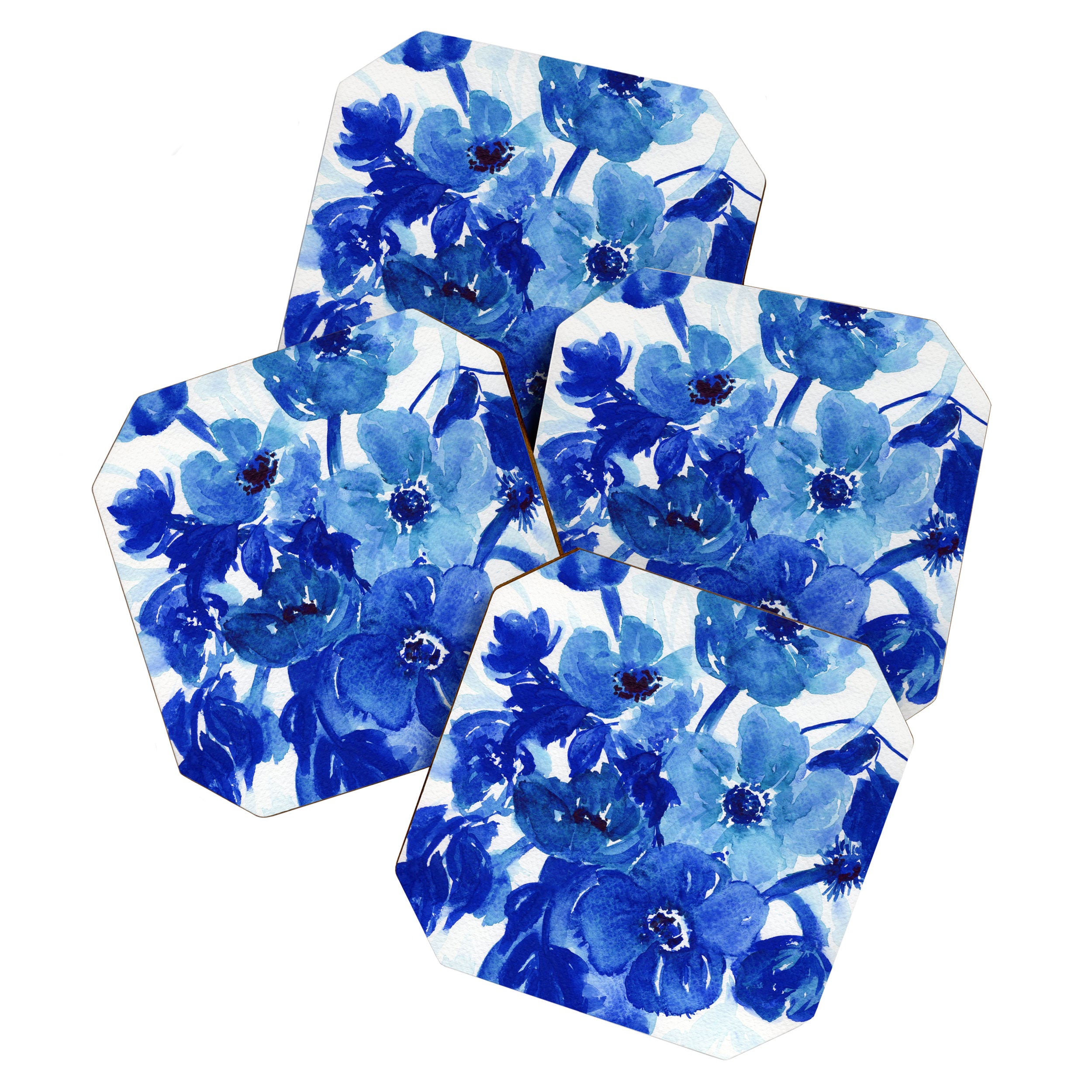 blue stillife Coaster Gallery Image 1