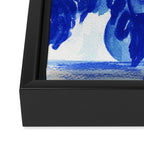 blue stillife Framed Canvas Print Gallery Image 3