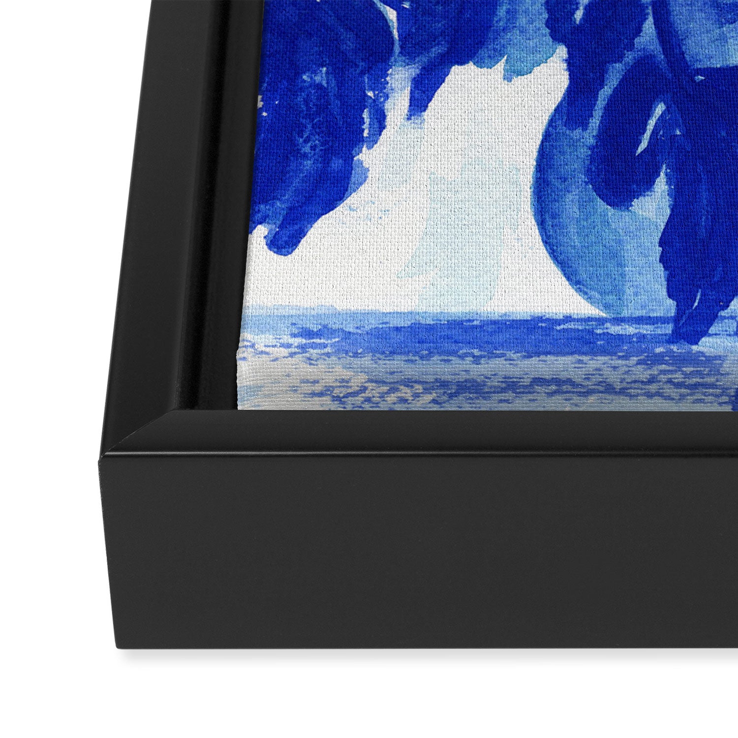 blue stillife Framed Canvas Print Gallery Image 3