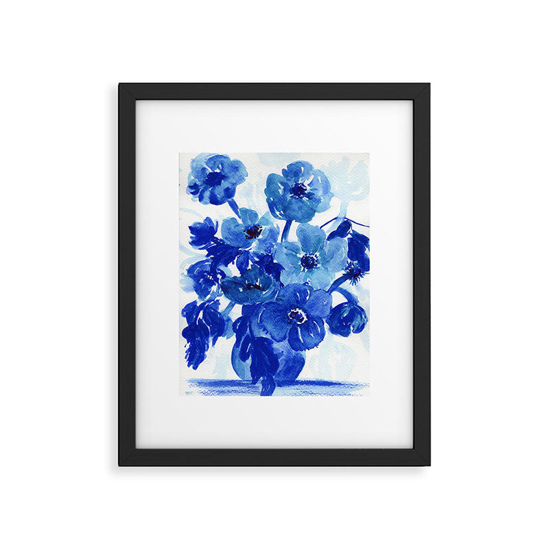 blue stillife Framed Art Print Gallery Image 6