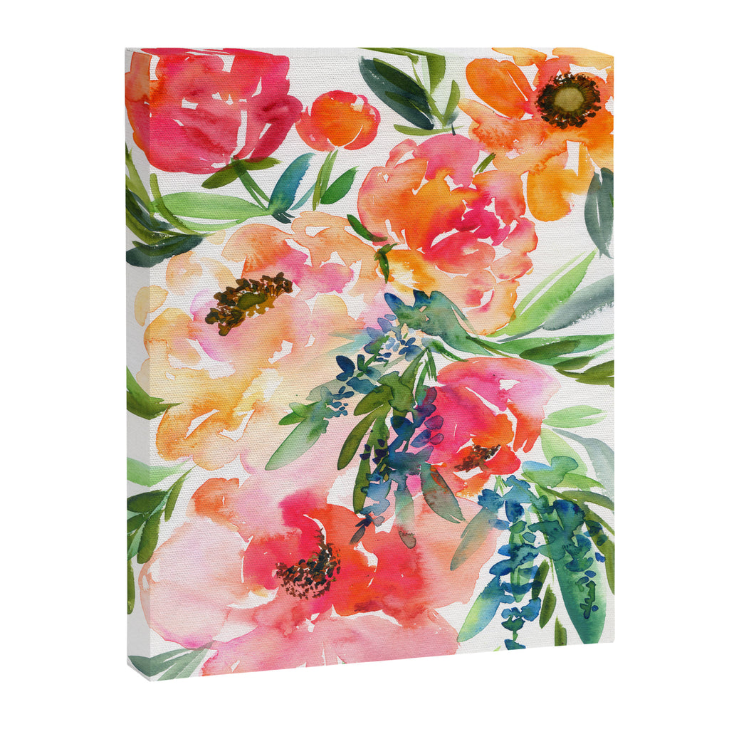 bouquet of huge peonies Canvas Print Gallery Image 8