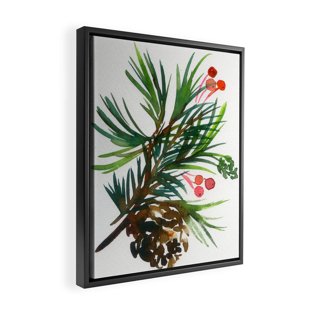 christmas pattern N.o 2 Framed Canvas Print Gallery Image 2