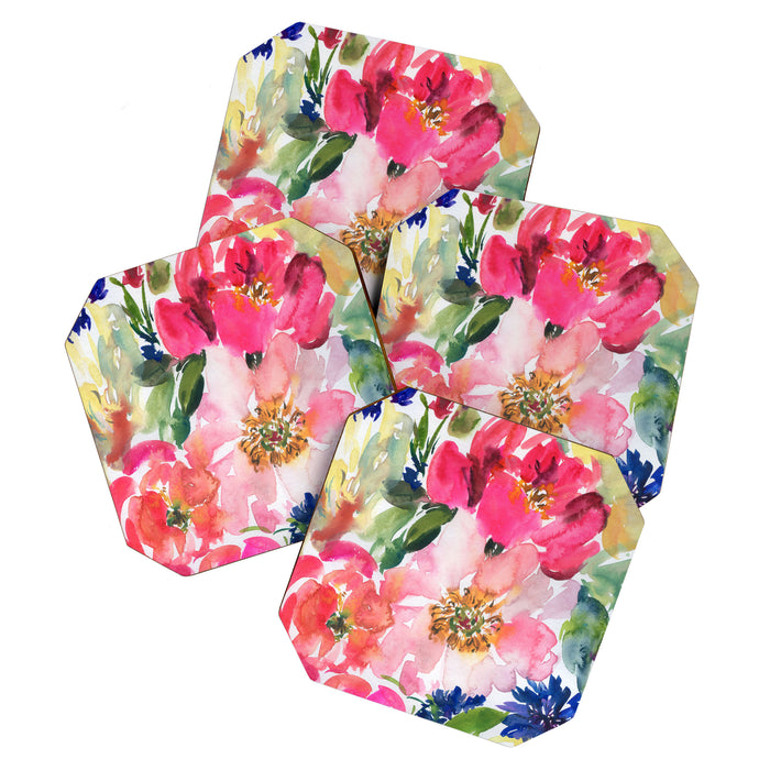 cool peonies Coaster Gallery Image 1