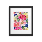 cool peonies Framed Art Print Gallery Image 5