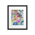 floral hurricane Framed Art Print Gallery Image 5