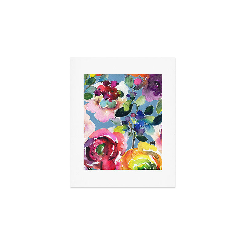 flowers of Moon N.o 6 Art Print Gallery Image 1