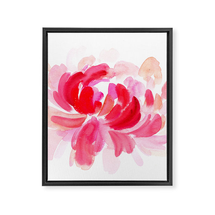 huge peony N.o 2 Framed Canvas Print Gallery Image 1