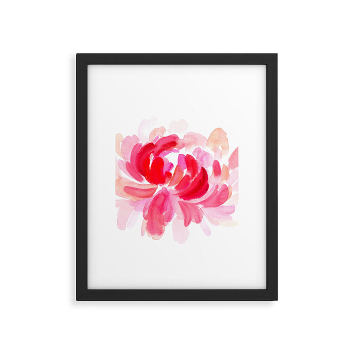 huge peony N.o 2 Framed Art Print Gallery Image 1