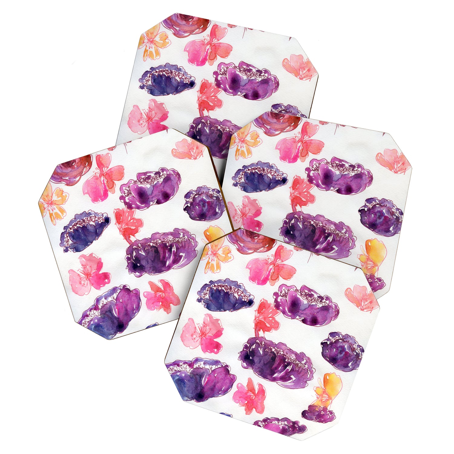 loose flowers N.o 2 Coaster Gallery Image 1