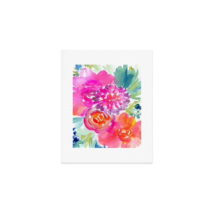 preppy flowers N.o 4 Art Print Gallery Image 1