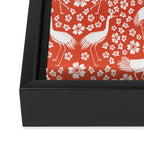 Beautiful Cranes Framed Canvas Print Gallery Image 3