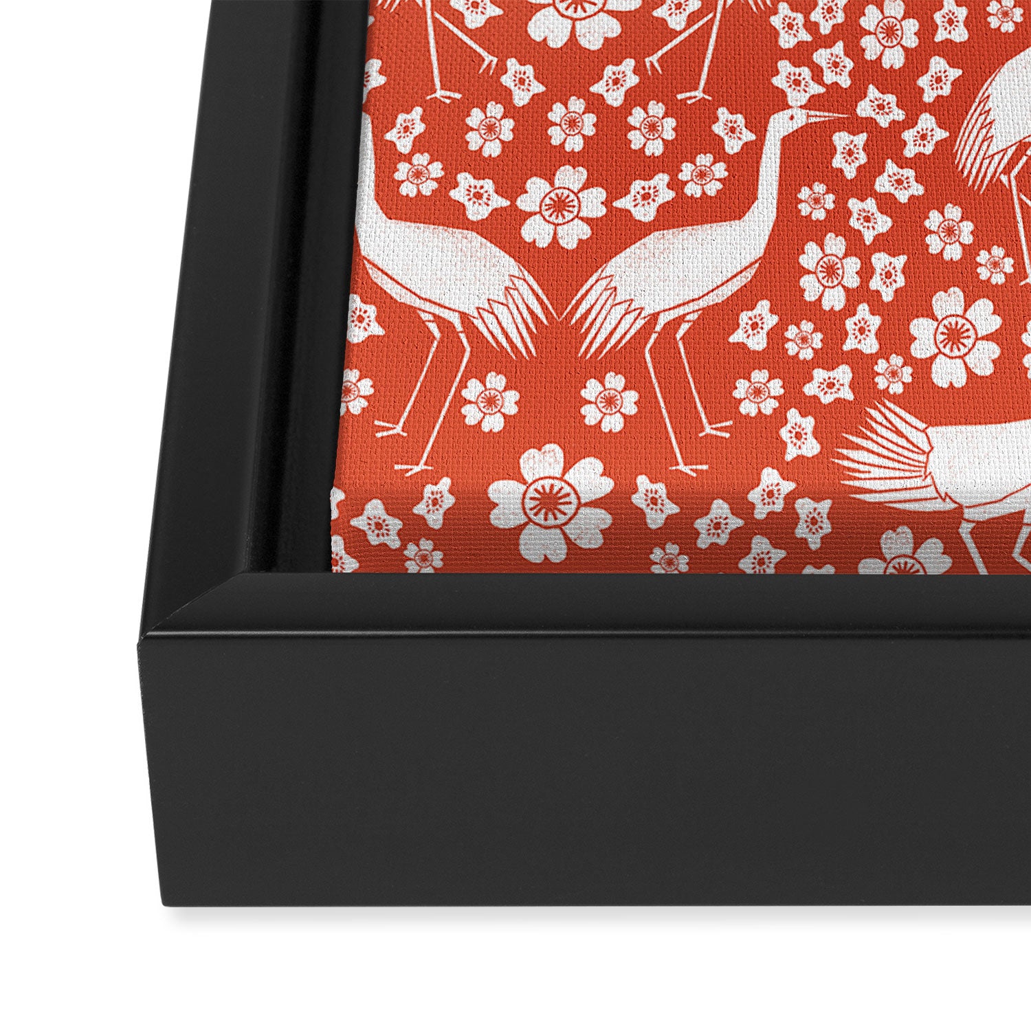Beautiful Cranes Framed Canvas Print Gallery Image 3