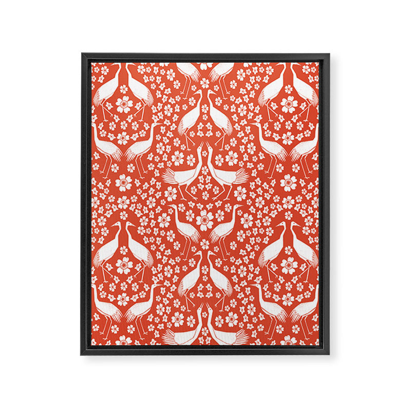 Beautiful Cranes Framed Canvas Print Gallery Image 6