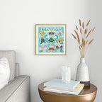 Butterfly Garden No. 3 - butterfly illustration Framed Art Print Gallery Image 4