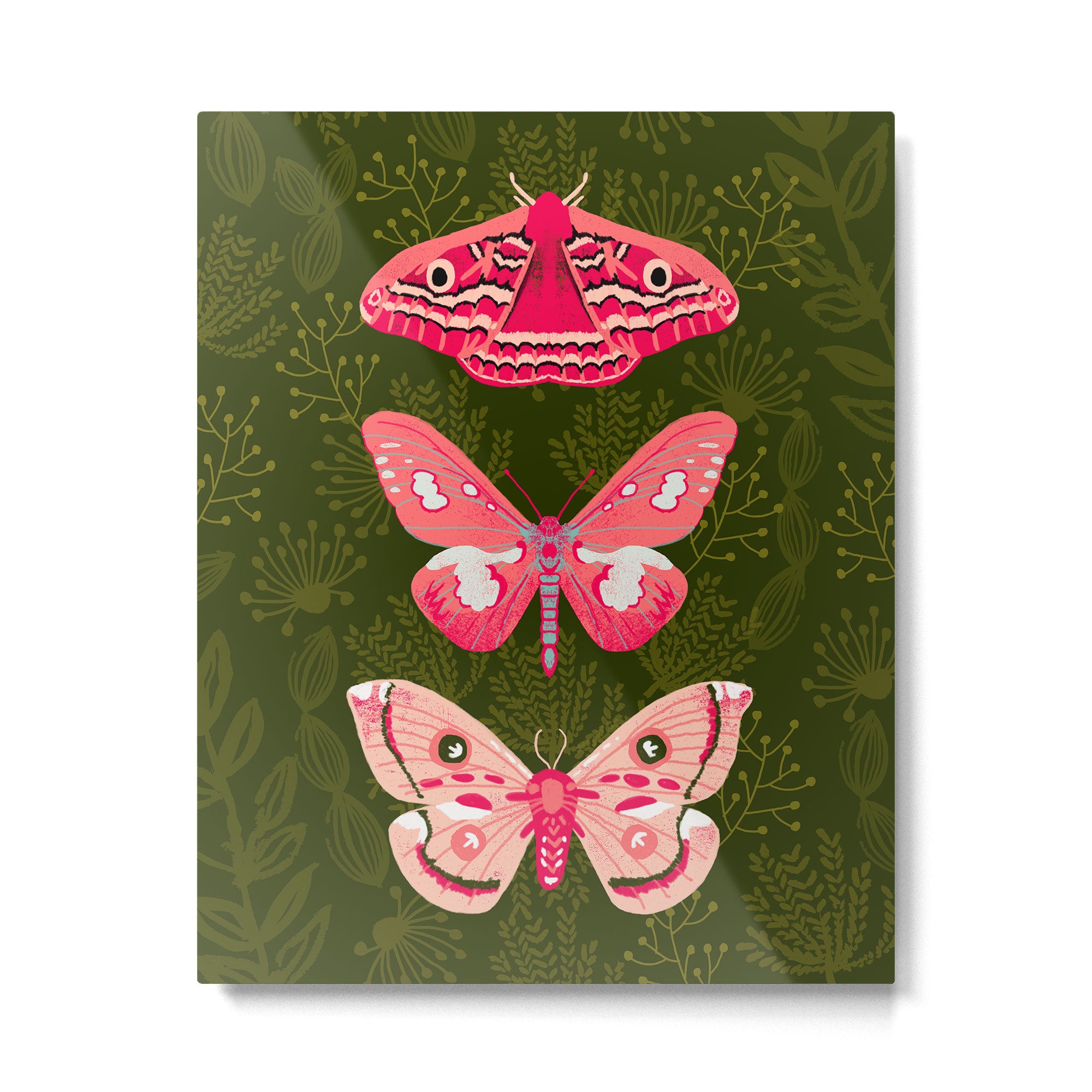 Lepidoptery No. 7 by Andrea Lauren  Metal Print Gallery Image 4