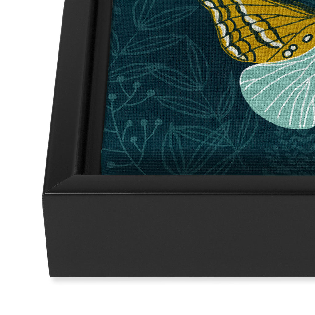 Lepidoptery No. 8 by Andrea Lauren  Framed Canvas Print Gallery Image 3