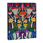 Mushrooms - mushroom, shrooms, mushroom print, rainbow, woodland, andrea lauren Canvas Print Gallery Image 6