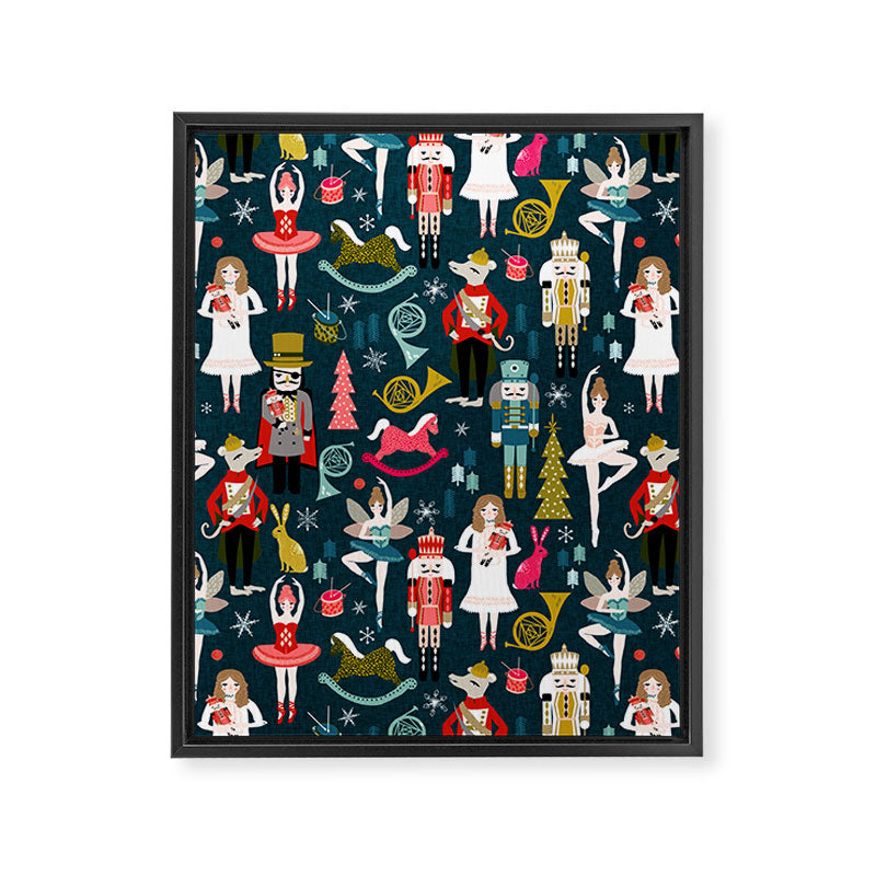 Nutcracker Ballet by Andrea Lauren  Framed Canvas Print Gallery Image 6