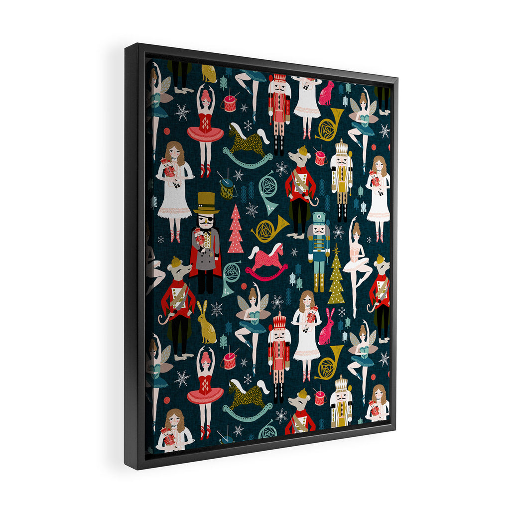 Nutcracker Ballet by Andrea Lauren  Framed Canvas Print Gallery Image 2