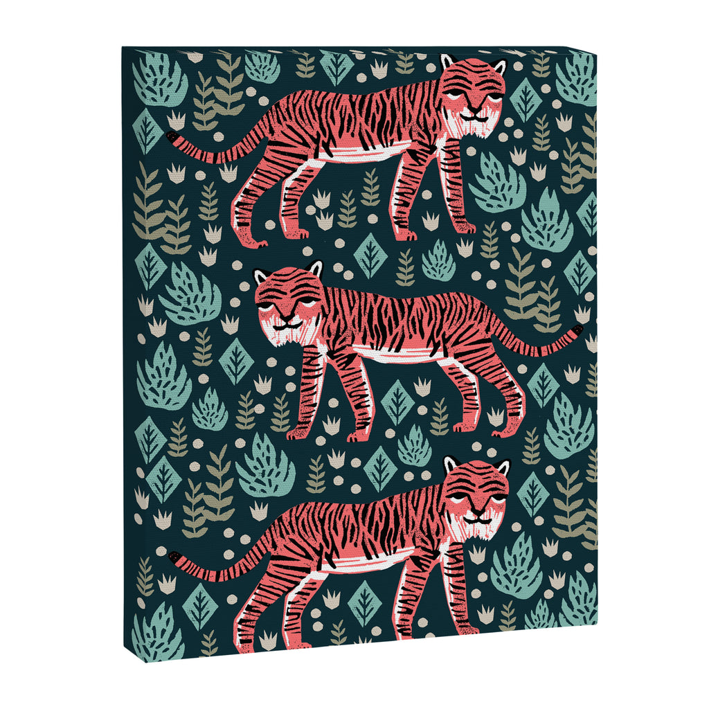 Safari Tiger by Andrea Lauren  Canvas Print Gallery Image 6