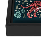 Safari Tiger by Andrea Lauren  Framed Canvas Print Gallery Image 3