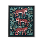 Safari Tiger by Andrea Lauren  Framed Canvas Print Gallery Image 6