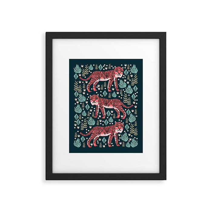 Safari Tiger by Andrea Lauren  Framed Art Print Gallery Image 1