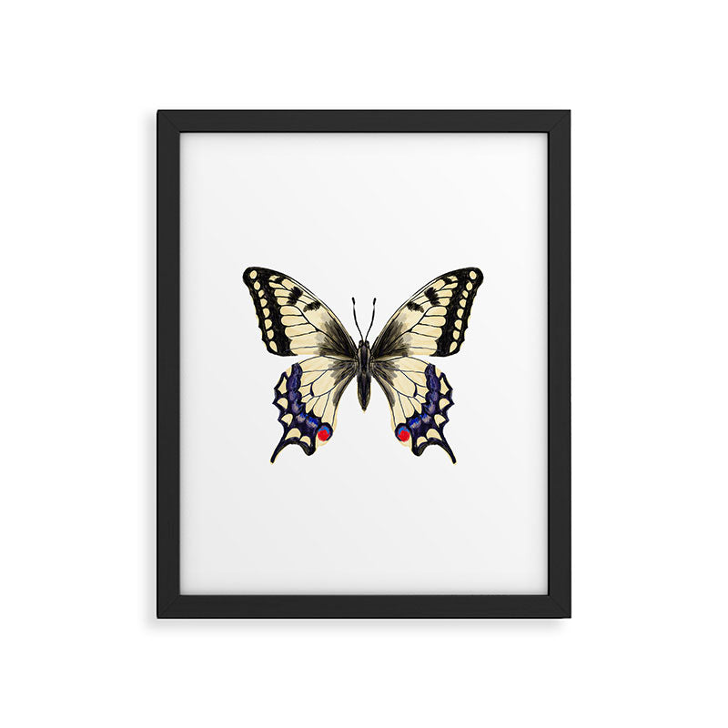 Swallowtail Butterfly - butterfly art, painted butterfly, butterfly design, sweet butterflies Framed Art Print Gallery Image 6