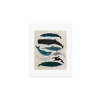 Whales - Pod of Whales Print by Andrea Lauren Art Print Gallery Image 1