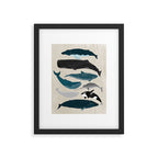 Whales - Pod of Whales Print by Andrea Lauren Framed Art Print Gallery Image 5