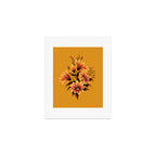Gazania Floral - Orange Gold Art Print Gallery Image 1
