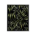 Jurassic Jungle - Camo Green Framed Canvas Print Gallery Image 6