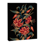 Tiger Lily - Orange Green Canvas Print Gallery Image 6