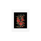 Tiger Lily - Orange Green Art Print Gallery Image 1