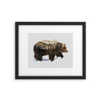 Arctic Grizzly Bear Framed Art Print Gallery Image 4