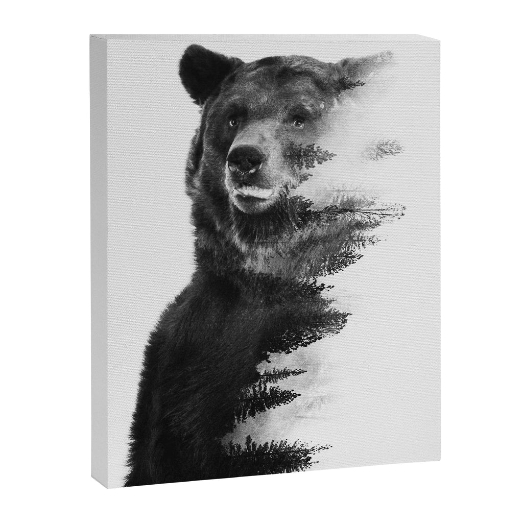 Observing Bear Canvas Print Gallery Image 6