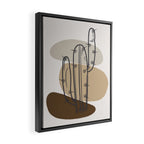 Abstract Cactus Framed Canvas Print Gallery Image 2