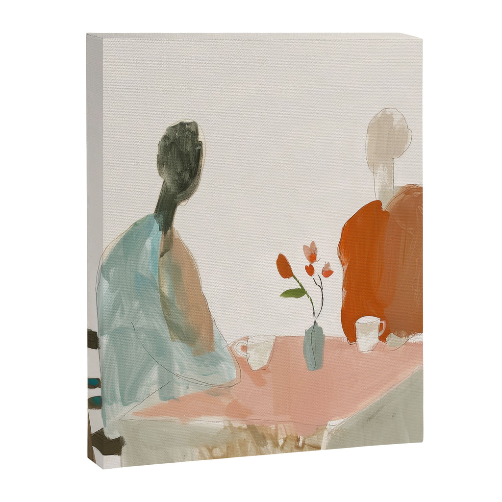 Abstract Cafe Stillness Canvas Print Gallery Image 6