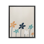 Abstract Flowers 2 Framed Canvas Print Gallery Image 6