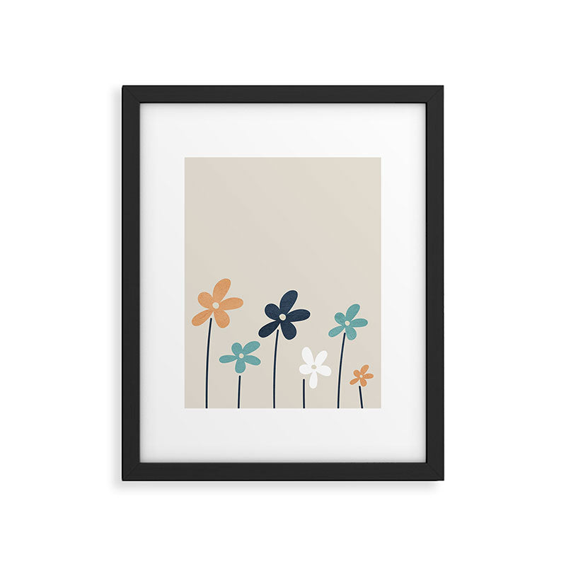 Abstract Flowers 2 Framed Art Print Gallery Image 5