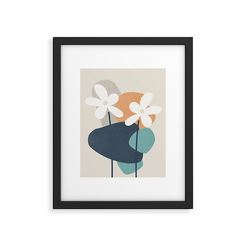 Abstract Flowers 3 Framed Art Print Gallery Image 5