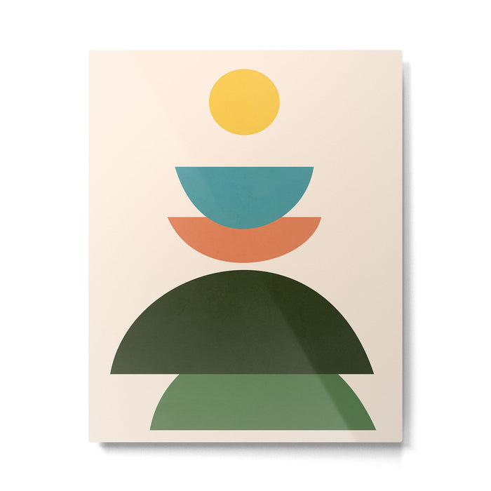 Abstract Shape Design Metal Print Gallery Image 1