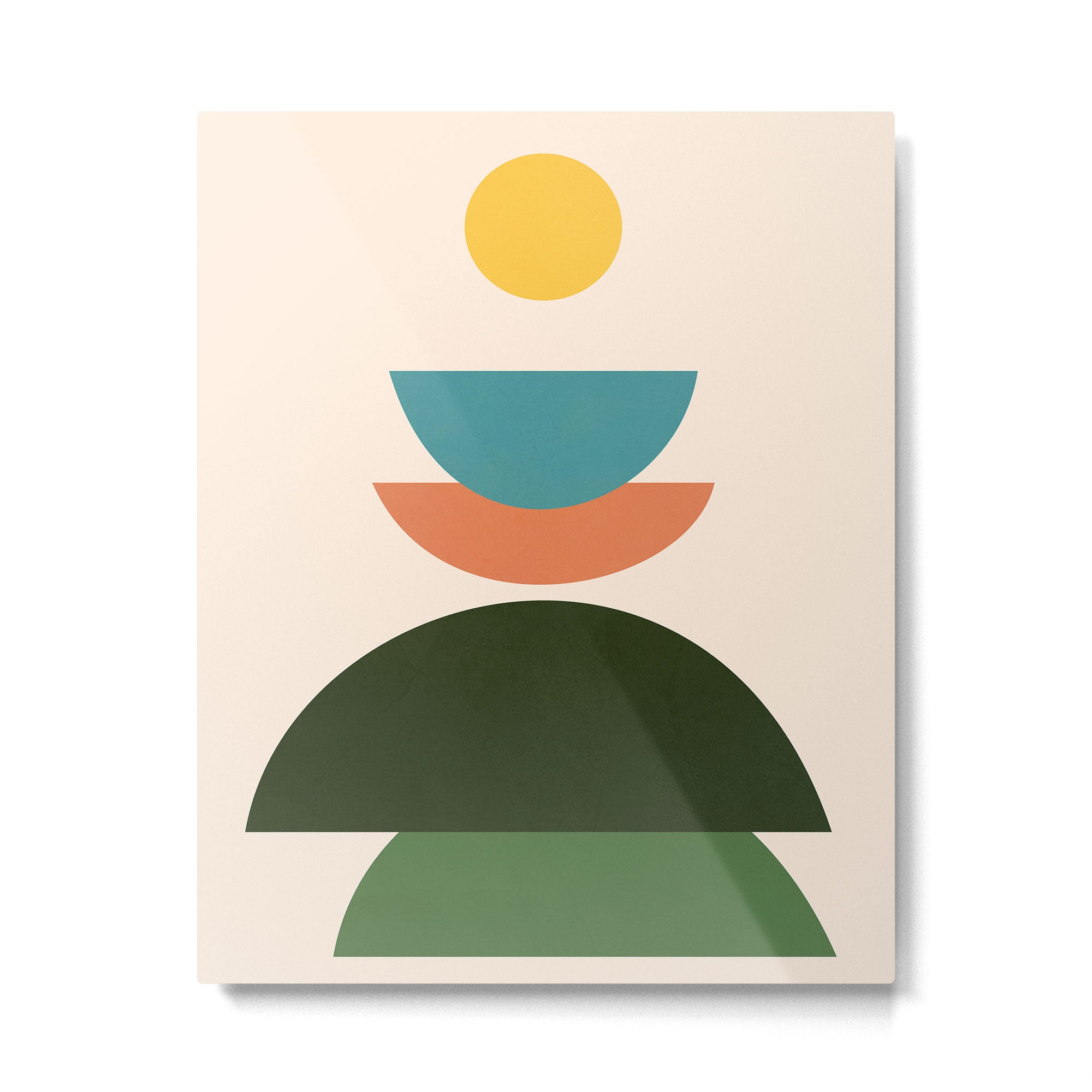 Abstract Shape Design Metal Print Gallery Image 4
