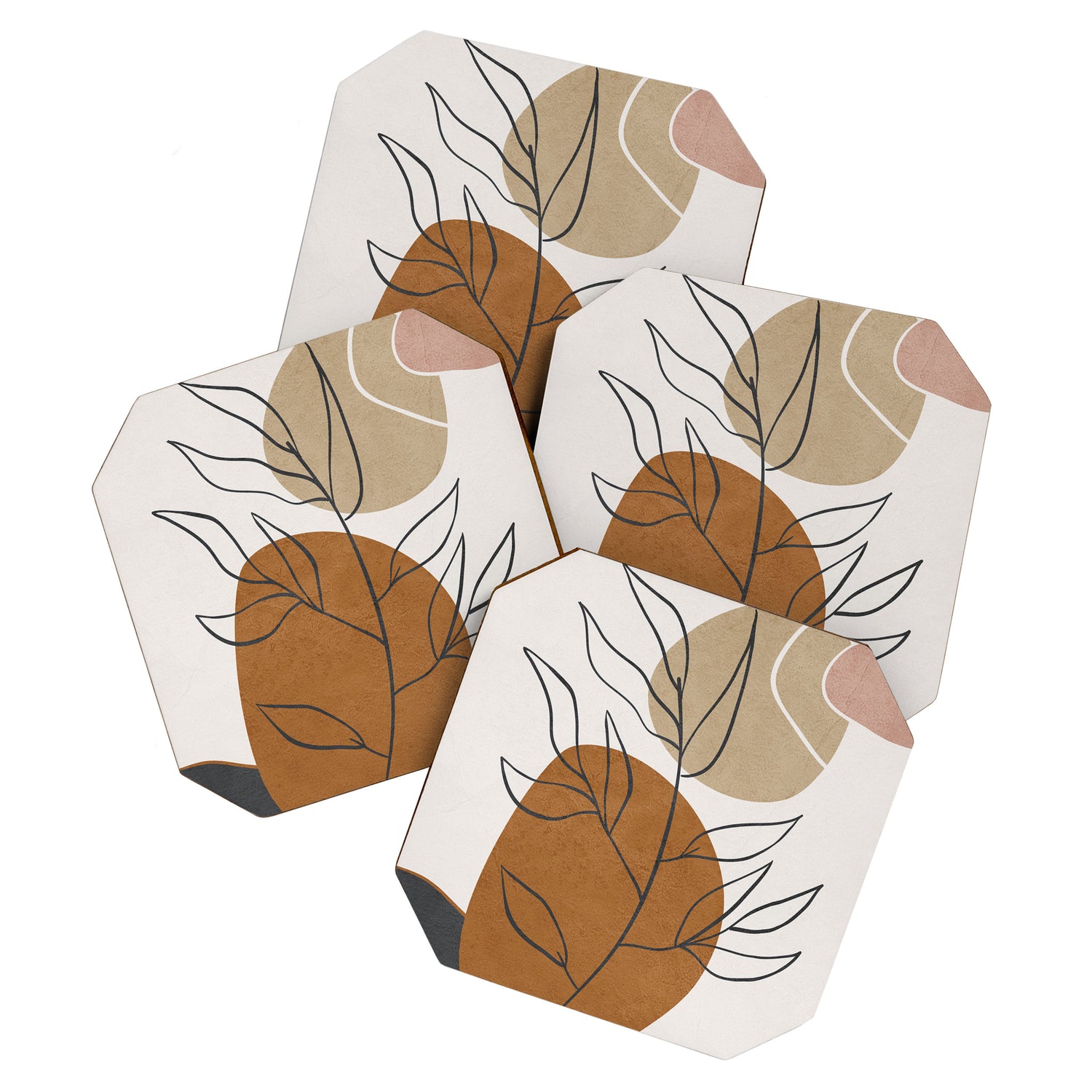 Abstract Shapes 10 Coaster Gallery Image 1