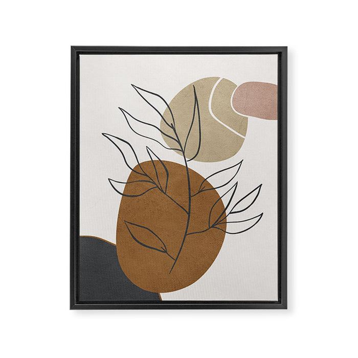 Abstract Shapes 10 Framed Canvas Print Gallery Image 1