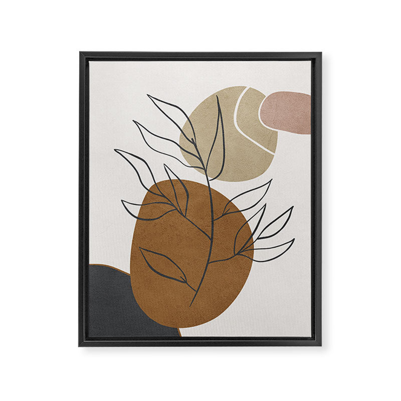 Abstract Shapes 10 Framed Canvas Print Gallery Image 6