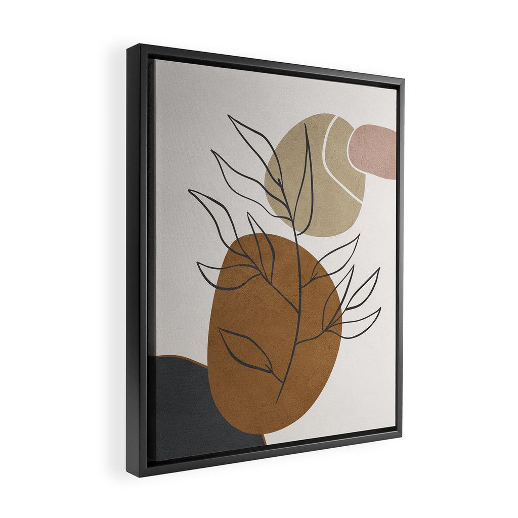 Abstract Shapes 10 Framed Canvas Print Gallery Image 2