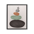 Abstract Shapes Framed Canvas Print Gallery Image 6